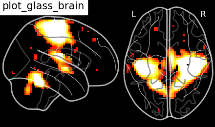 plot demo glass brain