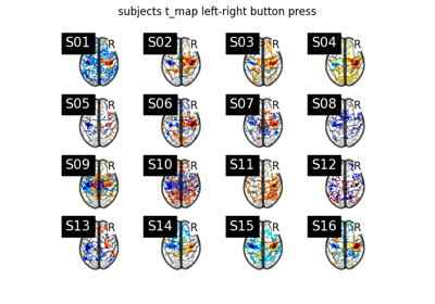 Second-level fMRI model: one sample test